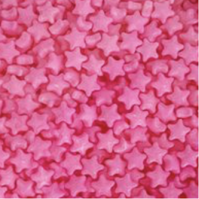 Star Sprinkles - Pink 7mm